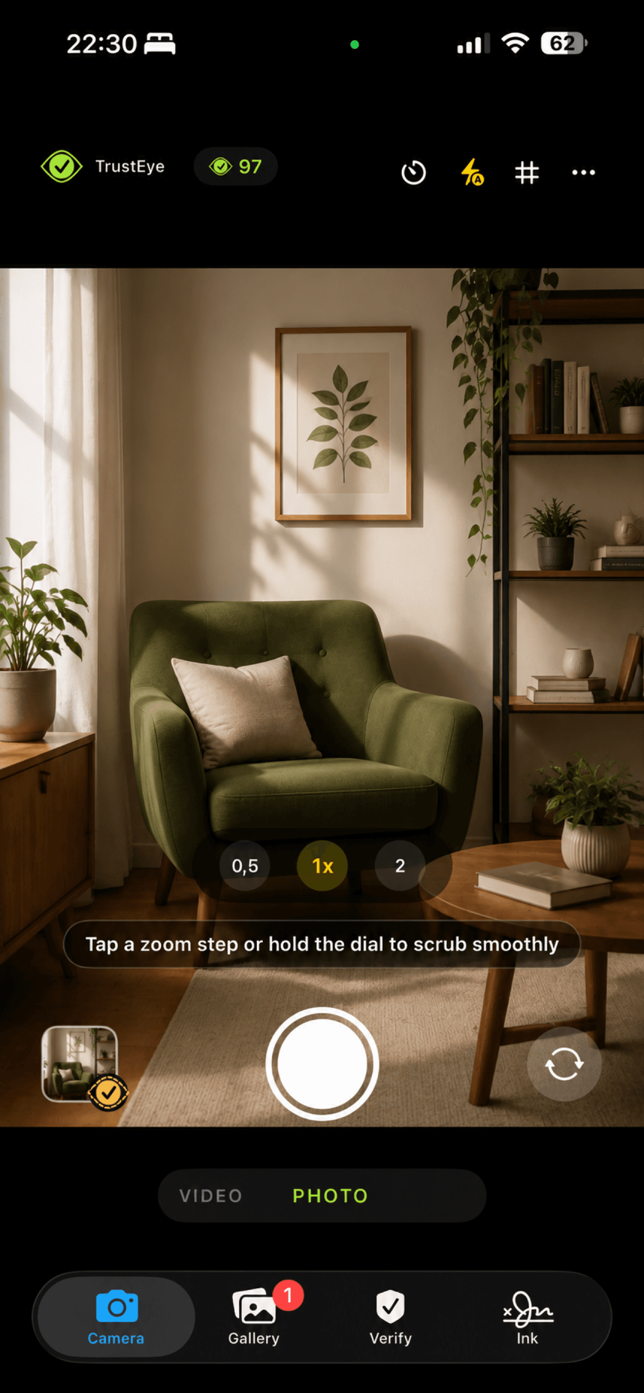 TrustEye capture screen